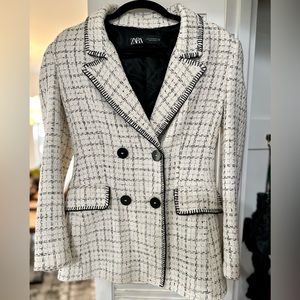 New, never worn Zara tweed blazer